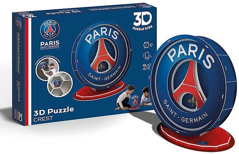 Megableu Puzzle 3D 19 pcs Écusson PSG
