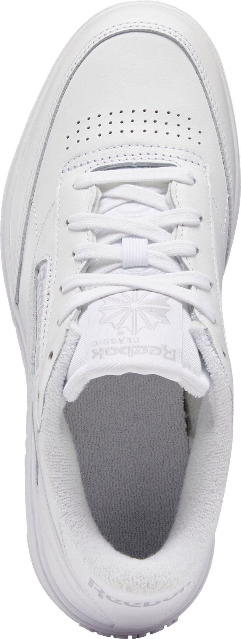 Sneaker REEBOK CLASSIC "CLUB C DOUBLE", Damen, Gr. 42, weiß, Leder, Schuhe Sneaker