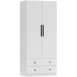 KLEIDERSCHRANK MDF Weiß