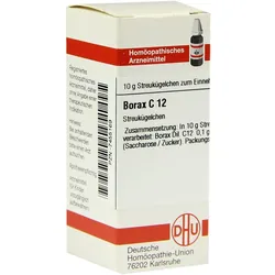 BORAX C 12 Globuli 10 g Globuli
