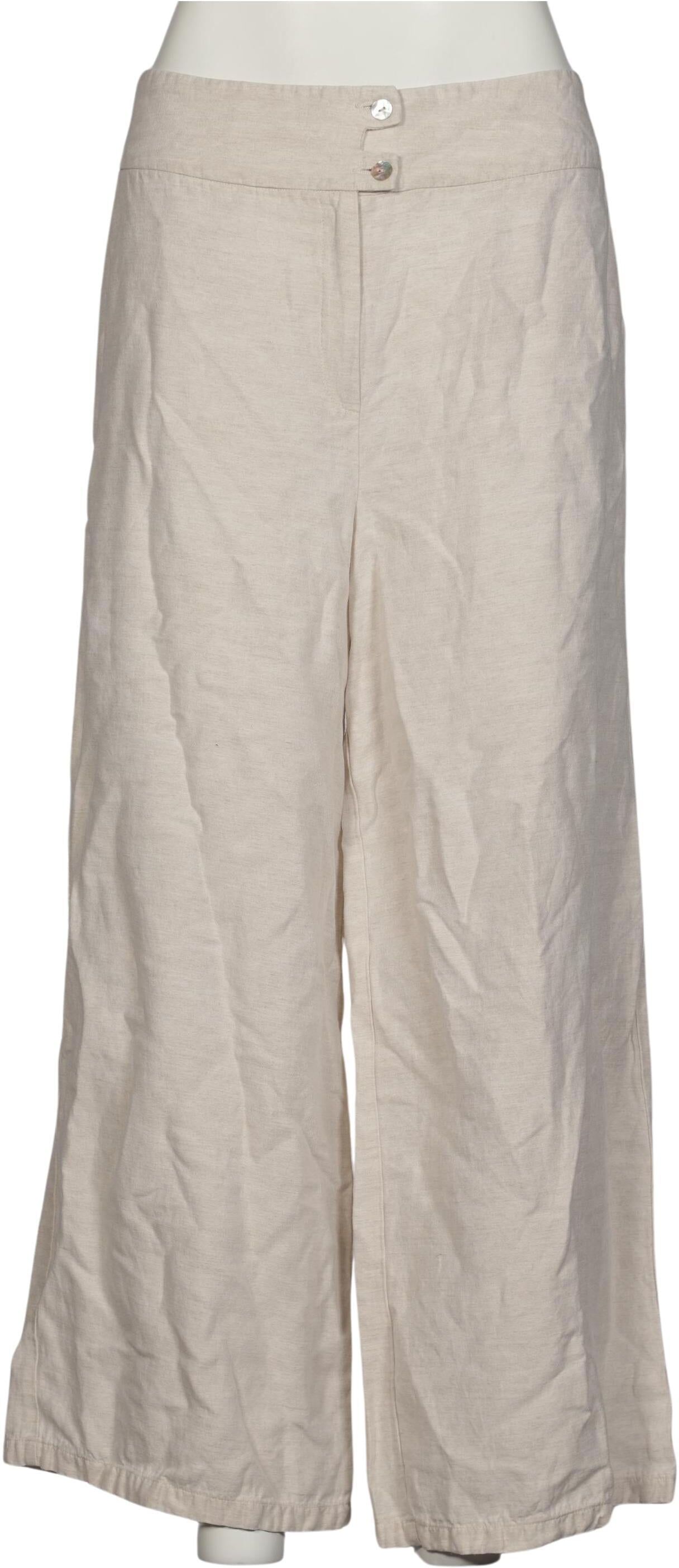 asos Damen Stoffhose, Beige, Gr. W34, kein / Etikett - Second Hand