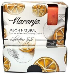 Sys Sabão Natural Laranja e Flor de Laranjeira Vegano 100g