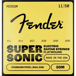Fender SuperSonic 50XL Stainless Flat E-Gitarre Saiten 011-050