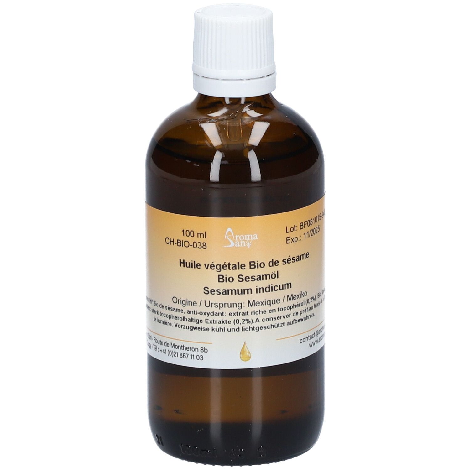 Aromasan Sesamöl Bio 100 ml Ätherisches Öl