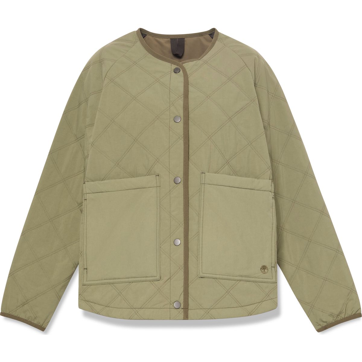 Timberland Womens Water Repellent Quilted Jacket deep lichen grn S TBC0YH4S9911-S
