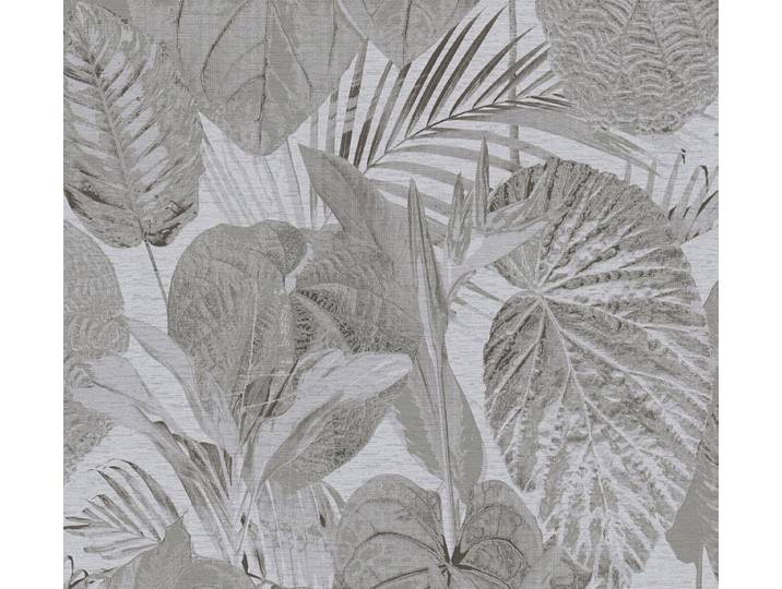 BLADEREN BEHANG Botanisch - Grijs Antraciet - LivingWalls Famous Garden