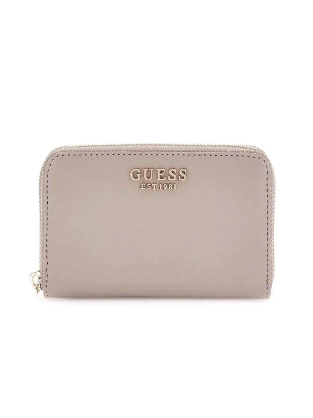 Guess damesportemonnee met lauriermotief