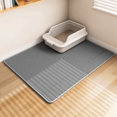 Inspire Curations TrapClean Double Layer Waterproof Cat Litter Mat gray 45x60cm