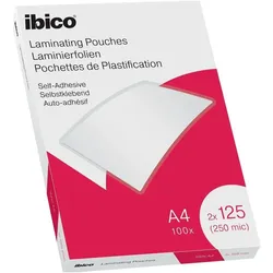Ibico, Laminierfolie, Laminierfolie A4, 125 μm 100 Stück (A4, 100 Stk., 125 μm)