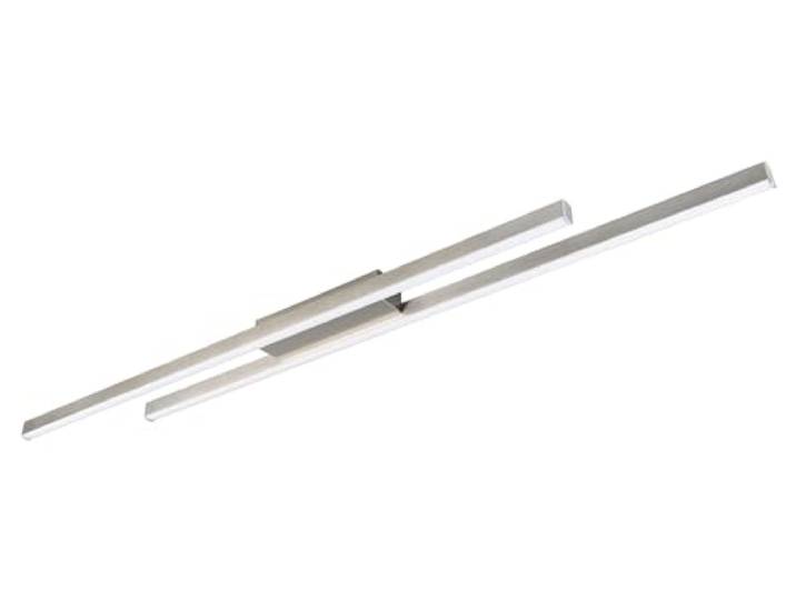 RL LIVE YOUR LIGHT LED-plafondlamp - 110 x 8,5 cm - 2 lampen - nikkel - metaal