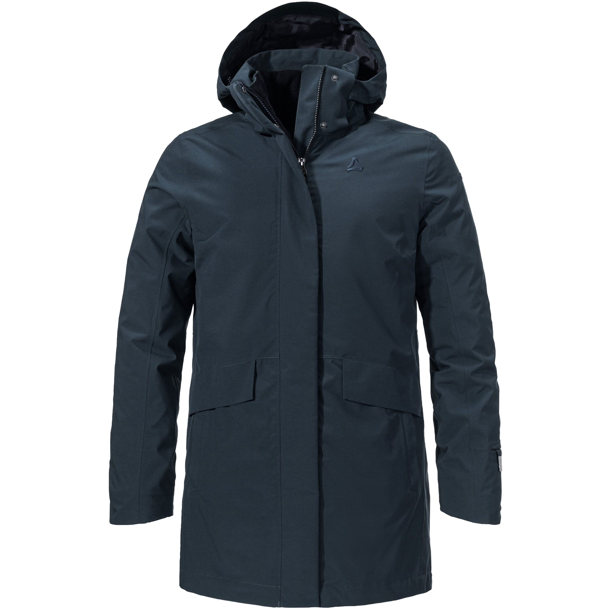 Schöffel Style Borkol 3in1 Parka Damen Doppeljacke blau Größe 3XL Lifestyle Isolierend Wasserabweisend