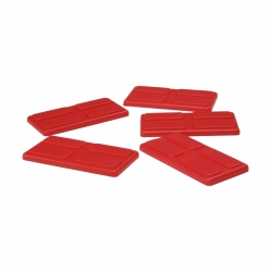 Spielsteine - rechteckig - rot 255437