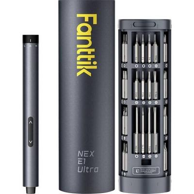 Fanttik 50 in 1 E1 Ultra Akku-Schraubendreher 3.7 V 350 mAh Li-Ion inkl. Aufbewahrungsbox, inkl. Akku-Lampe