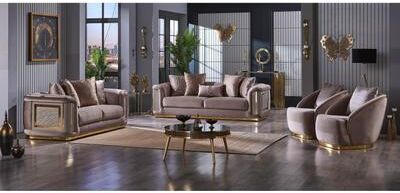 Furnia Elle 4-piece Living room Set Pillow Back