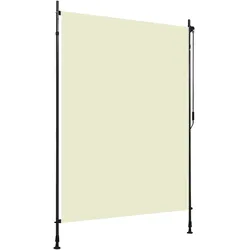 vidaXL Außenrollo 150 x 270 cm Creme