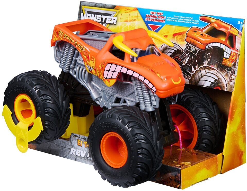 Spin Master Vehículo Rev N Roar El Toro Loco Monster Jam .