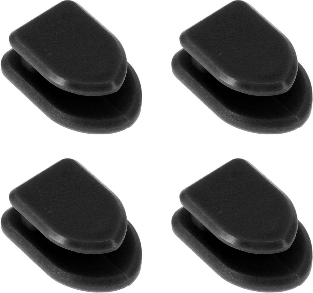 Universele Auto Haken - 4 Stuks Zelfklevende Clips voor Auto Organisatie - Zwart