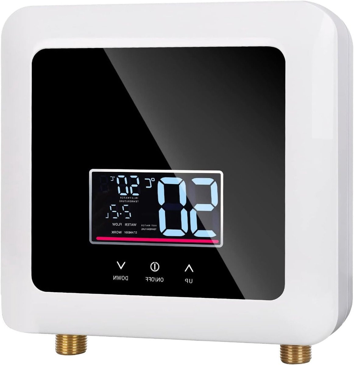 Elektrische Tankloze Mini Waterverwarmer 7500 W met LED Temperatuurweergave voor Keuken en Badkamer