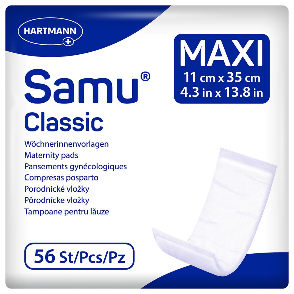 Samu Wöchnerinnen Vorlagen Classic maxi 11x35 cm 56 St Beutel