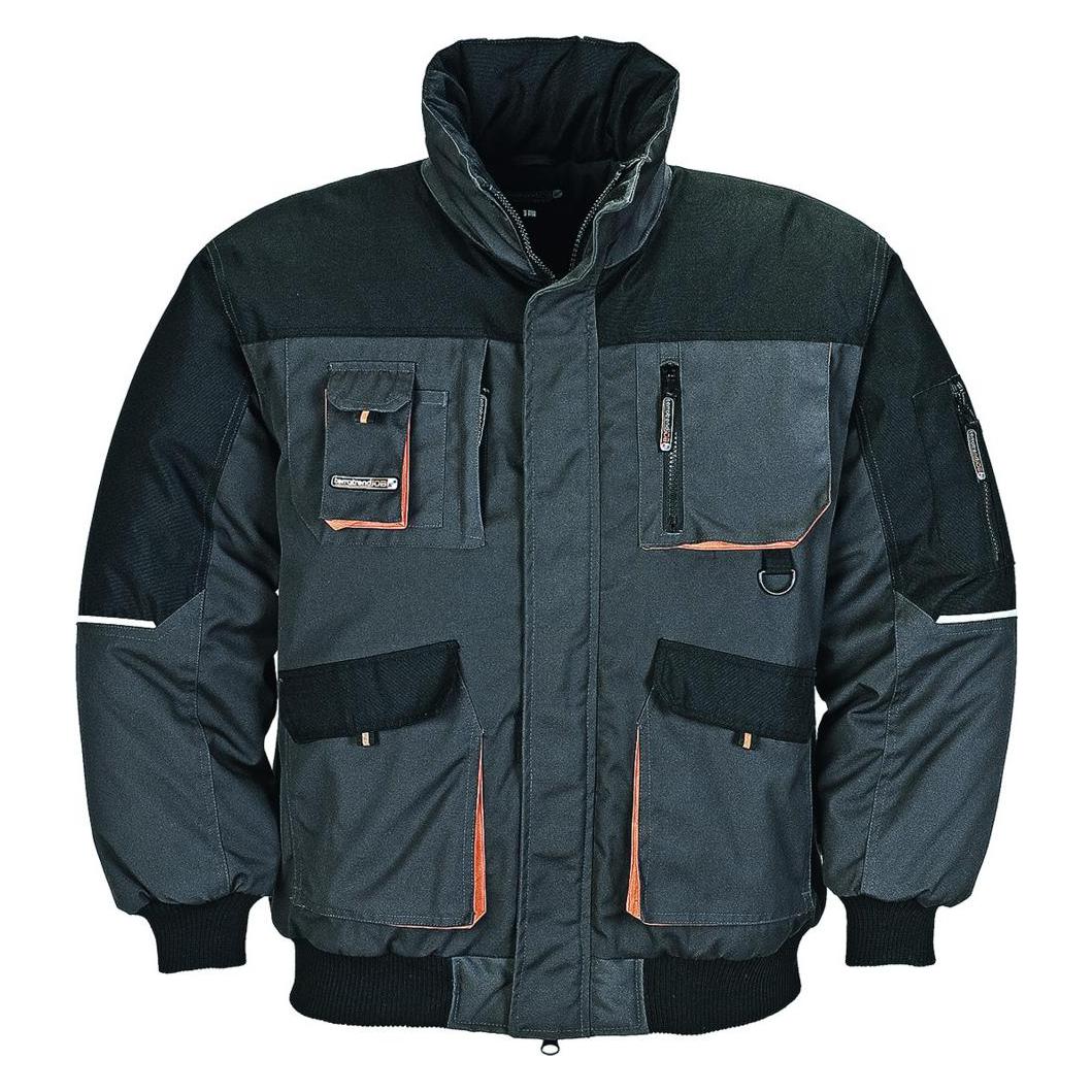 Magni Terratrend Job 4629-S-6310 Herren Pilotenjacke, Grösse S, Dunkelgrau/Schwarz (S) (71222922)