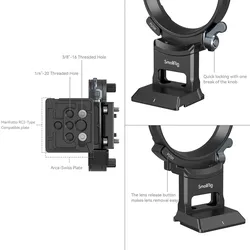SmallRig 4424 Drehbare Montageplatte