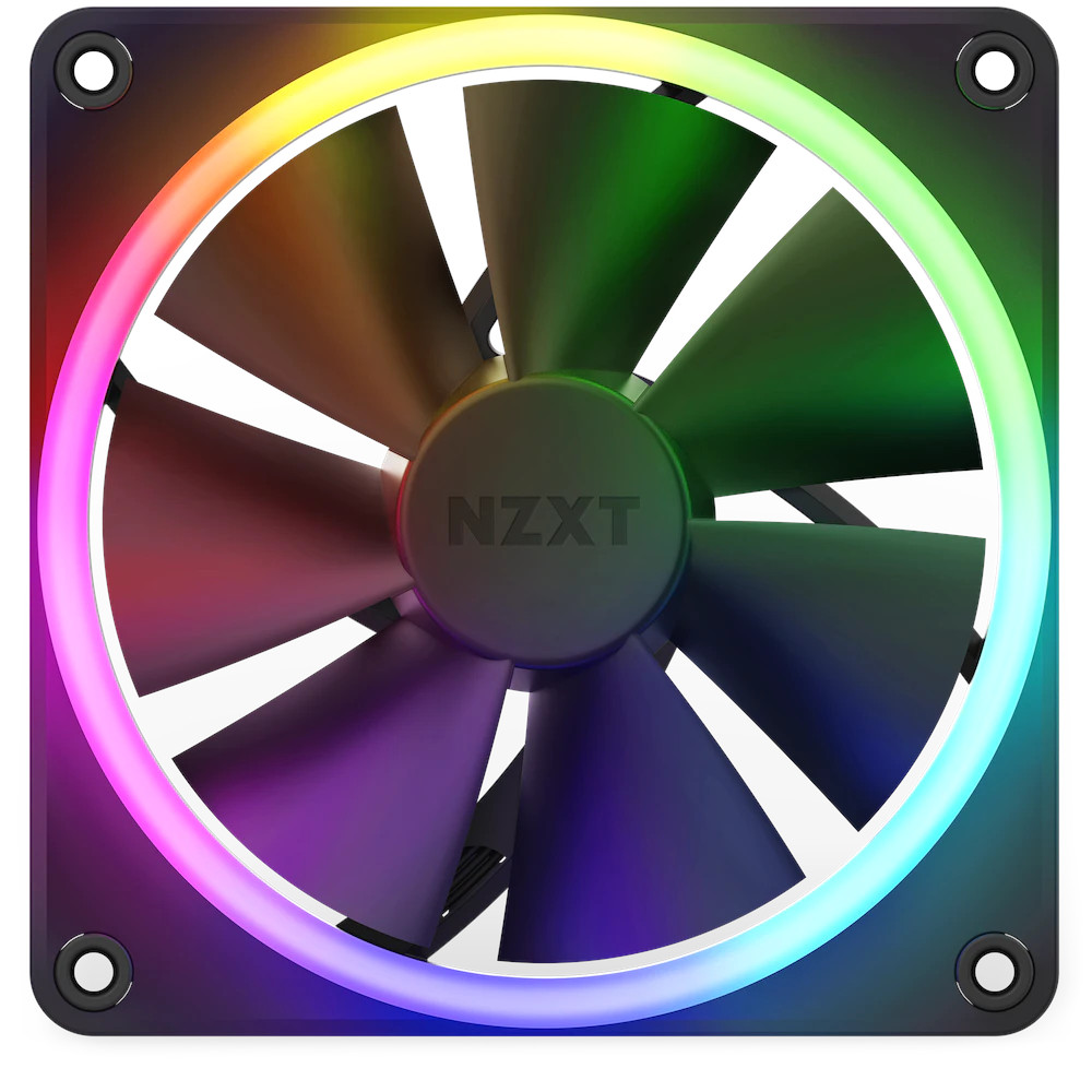 NZXT F120 RGB Gehäuselüfter 120mm Schwarz RF-R12SF-B1