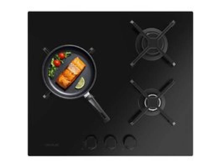 Cecotec Plaque de cuisson au gaz 3 foyers Bolero Squad G 3400S Nano Glass
