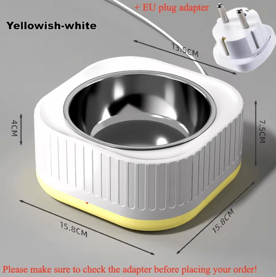 Inspire Curations WarmSip Constant Temperature Pet Heating Bowl For Cats & Small Dogs y eu Plug