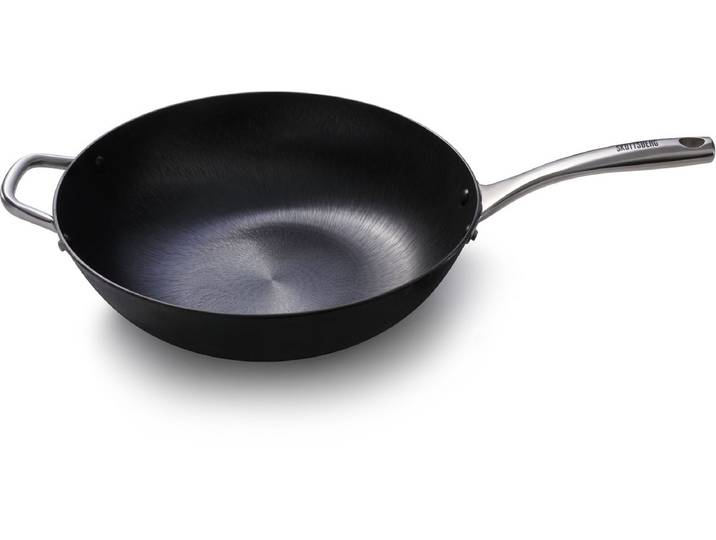 Skottsberg - Wokpan - Cast Iron - Gietijzer - Inductie - 34 cm - Gietijzeren pan - Alle warmtebronnen