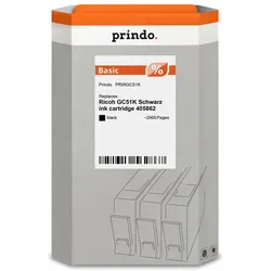 Prindo, Druckerpatrone, kompatibel mit Ricoh GC51K (BK)
