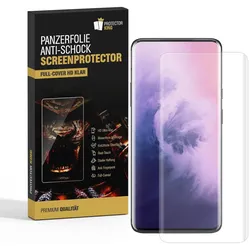 2x Panzerfolie für Oneplus 7T Pro FULL COVER Displayschutzfolie Displayfolie KLAR