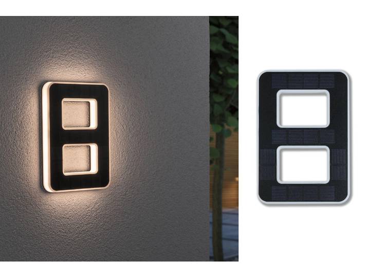Paulmann Solar LED Hausnummernleuchte Nummer 8
