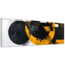 LEINWANDBILD 3D und geometrisch 120x40cm