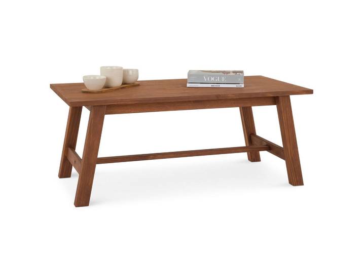 Idimex Couchtisch Luzerna dunkelbraun, Dunkelbraun, Holz, Kiefer, Mode, Rechteckig, 110x45x60 cm, Wohnzimmer, Wohnzimmertische, Couchtische