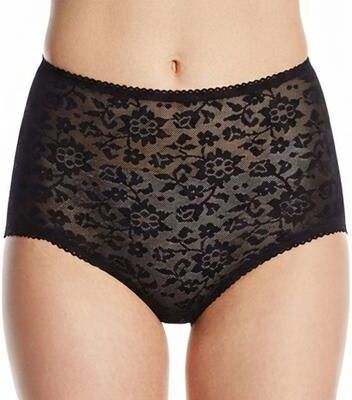 Plus Size Women's V Shaped Leg Panty Brief Extra Firm Shaping Style 41 by Rago in Black (Size 7X)
