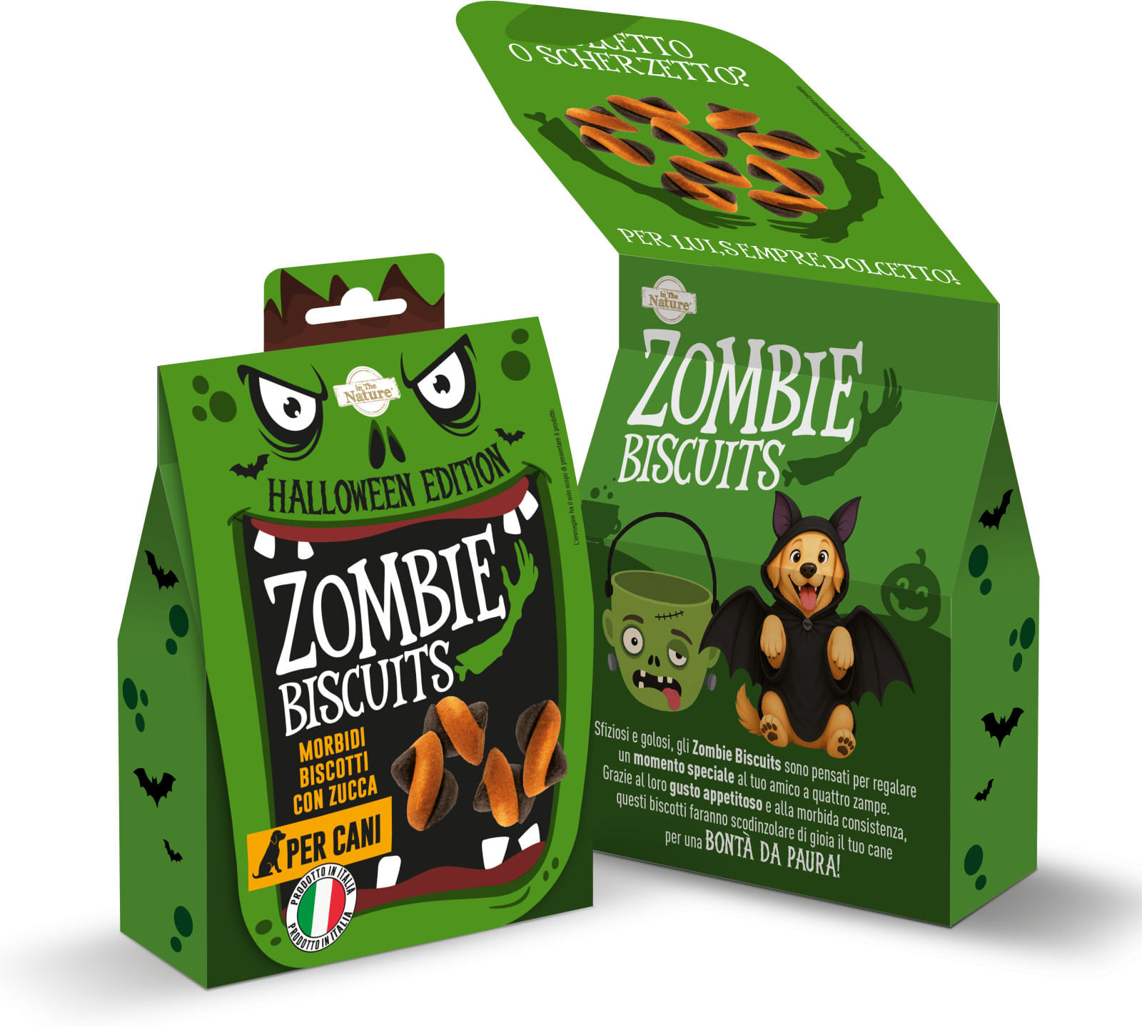 In The Nature Biscotti per Cani Halloween Zombie 90GR