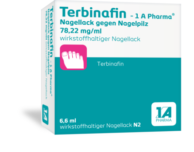 1 A Pharma GmbH TERBINAFIN-1A Pharma Nagell.g.Nagelpilz 78,22mg/ml 6.6 ml 16874333