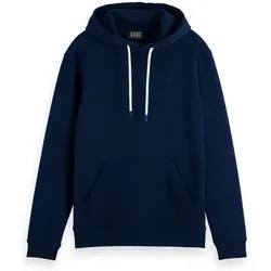 SCOTCH&SODA Herren Hoodie - Core, Logo Sweatshirt, Kapuze, einfarbig, Baumwolle Dunkelblau / XL
