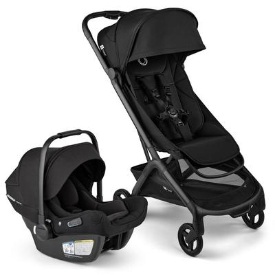 Bugaboo Butterfly 2 + Turtle Air Shield Travel System Bundle - Black / Heritage Black / Heritage Bla