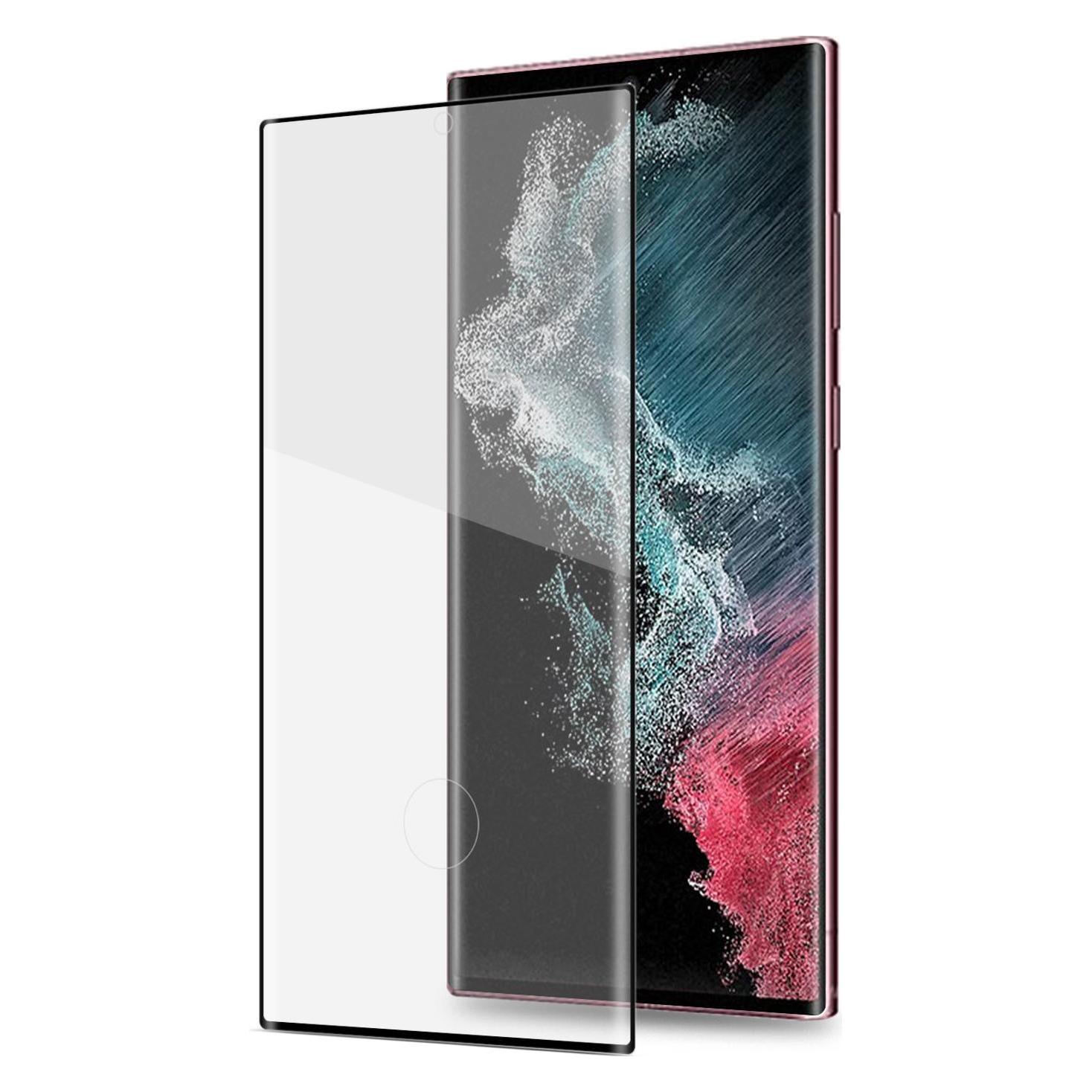 Celly 3DGLASS1012BK, Samsung, Galaxy S22 Ultra 5G, Bump resistant, Shock resistant, Transparent, 1 p (Samsung Galaxy S22 Ultra) (3DGLASS1012BK)