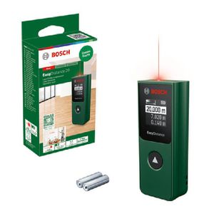 Bosch Laser-Entfernungsmesser 0603672A00, EasyDistance 20, 20m Messbereich, beleuchtetes Display