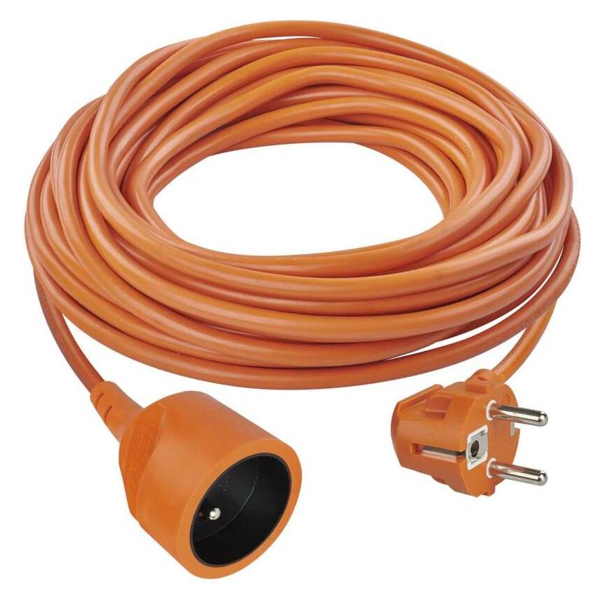 Emos Gartenverlängerungskabel mit Erdung orange 25 m (P01125) (25 m) (1901012500)