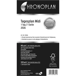 Chronoplan, Agenda, Brieftaschenplaner (MIDI, 1 Tag / 1 Seite)