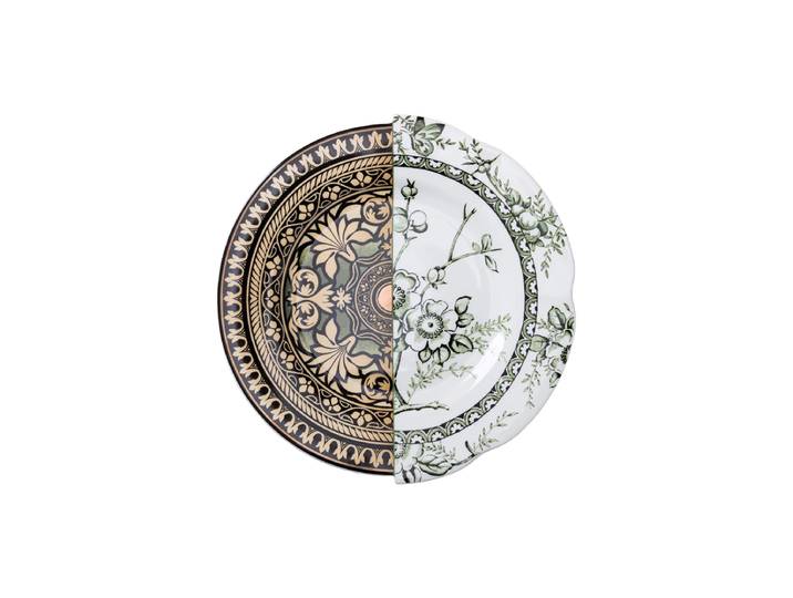 Design Speiseteller „Hybrid Lothal“ aus Porzellan Multicolor Seletti