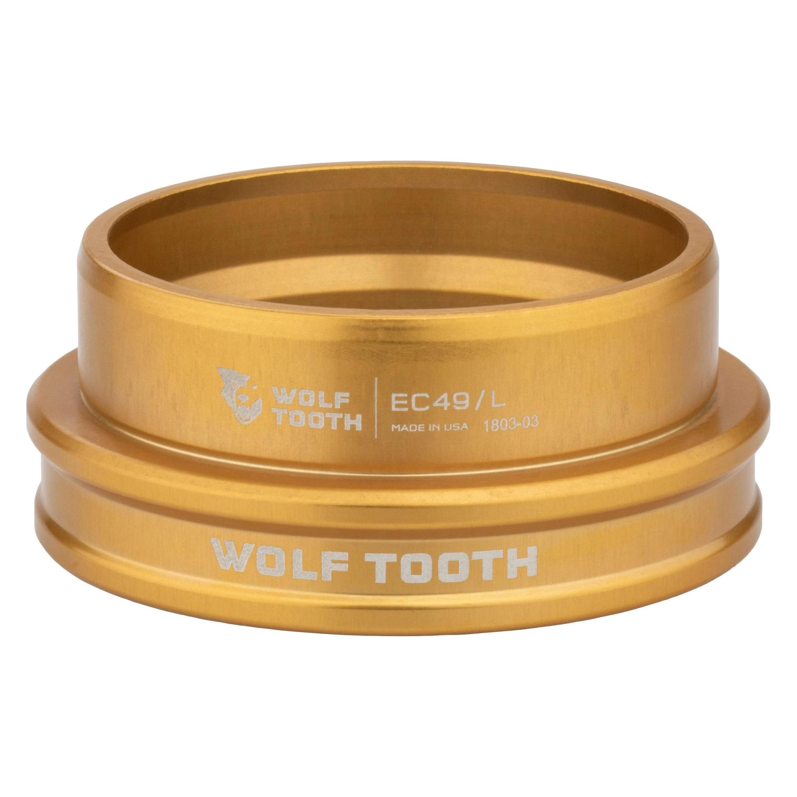 Wolf Tooth Premium Steuersatz Unterteil, 1.5", EC49/40, gold (EC49L-40-GLD)