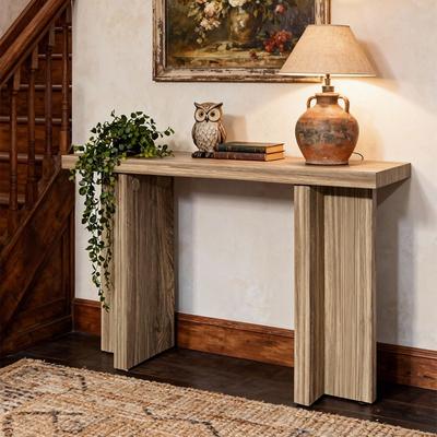 karlinc 42''Modern Wooden Narrow Console Table for Entryway and Living Room