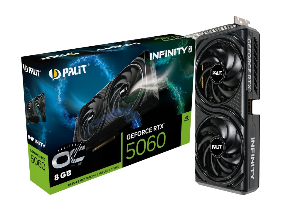 PALIT GeForce RTX 5060 Infinity 2 OC Grafikkarte 8 GB