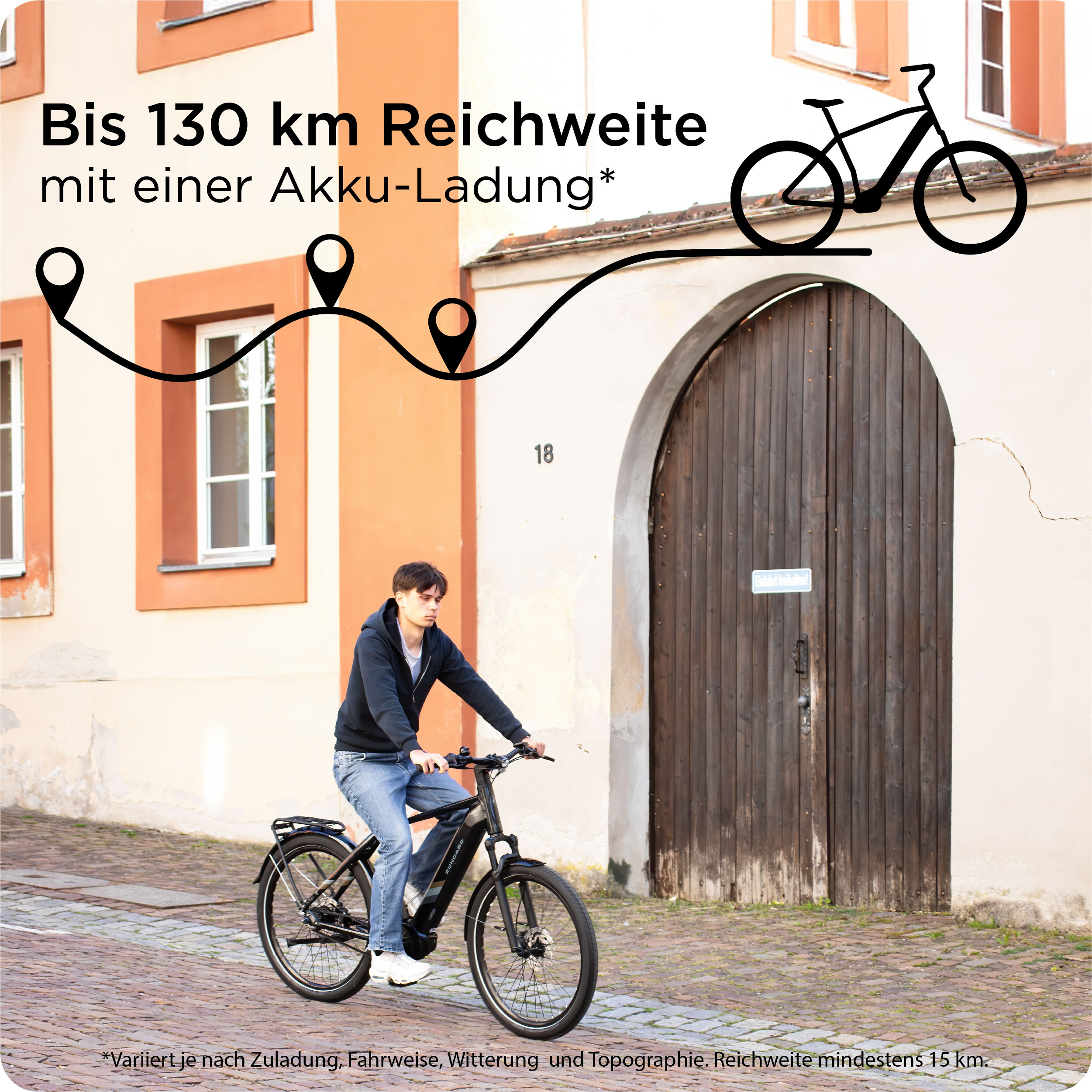E-Bike ZÜNDAPP "X850" Gr. 53, weiß, Elektrofahrräder, 53cm, 27,5 Zoll (69,85cm), E-Bike, Pedelec, Elektrofahrrad für Damen und Herren