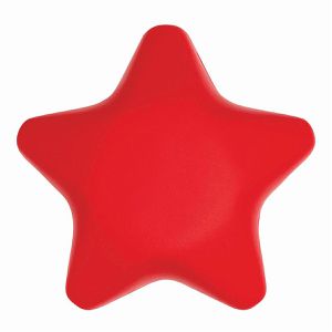 Böttcher-AG Stressball Starlet, rot, ø 7,5 cm, in Sternform