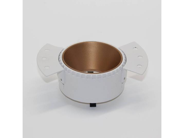 Spot encastrable Share - Type B Ø 14cm Blanc/Doré Aluminium GU10